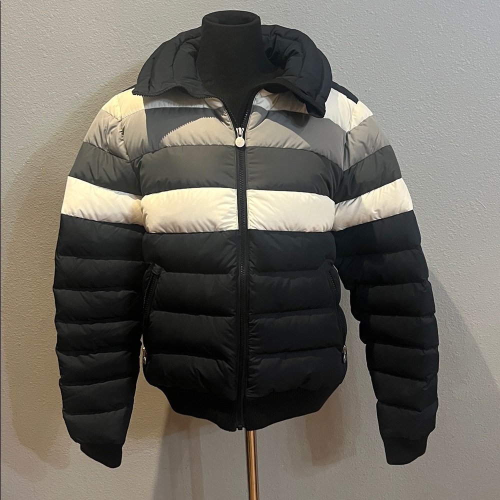Perfect Moment Queenie Down Jacket Black Rainbow size L NWT